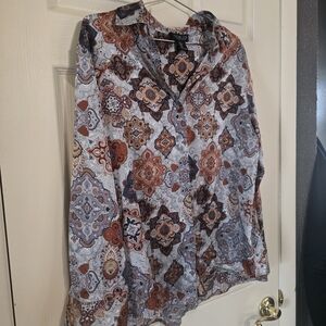 Rachel Zoe Multicolor Patterned Blouse